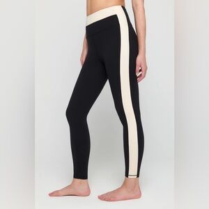 Spiritual Gangster Black and Cream Leggings